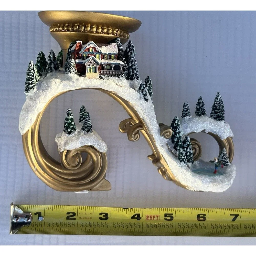2006 Thomas Kinkade Bright Holiday Memories Skating Pond Replacement Base